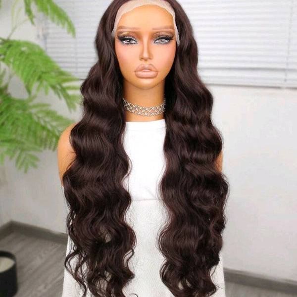 Heat Resistant Front Lace Wig(human blend)